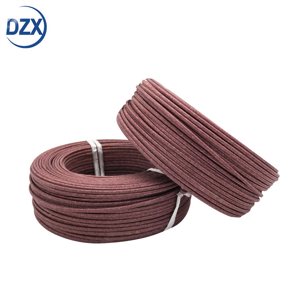 Type J Fiberglass/Silicone/PVC insulated thermocouple compensation wire/ extension cable