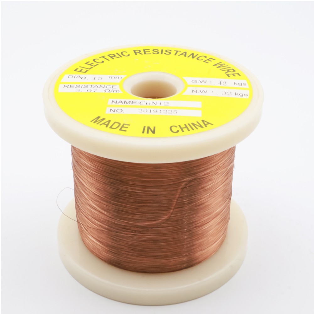 CuNi Copper Nickel electric Resistance Alloy Heat Wire CuNi1/CuNi2/CuNi6/CuNi8/CuNi10/CuNi14/CuNi19/CuNi23/CuNi30/CuNi34/CuNi44