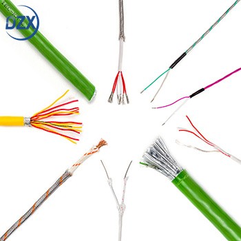 Type K/J/E/N/T thermocouple wire Fiberglass braided wire PVC silicone FEP PFA PTFE insulation Thermocouple extension wire