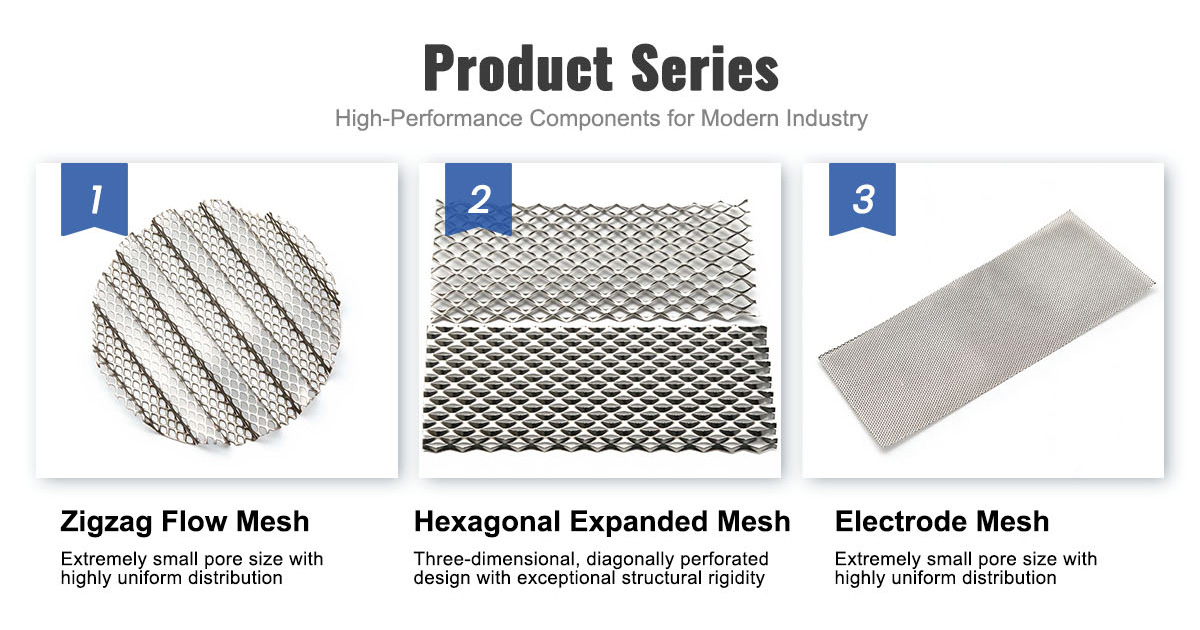 Pure Nickel Electrode Mesh — Lifetime-Optimized Design for Hydrogen Electrolyzer Stack Durability