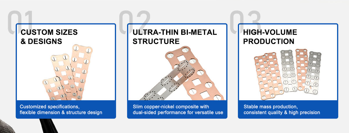 Copper-Nickel Composite Strip for Automotive — Low Resistance Connections